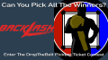 Story Image for WWE BackLash 2020 Pick'em Ticket Contest
