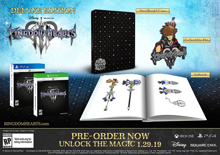 kingdom hearts 3 deluxe gamestop